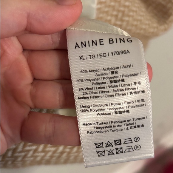 Anine Bing Fishbone Blazer size xl - Picture 6 of 6